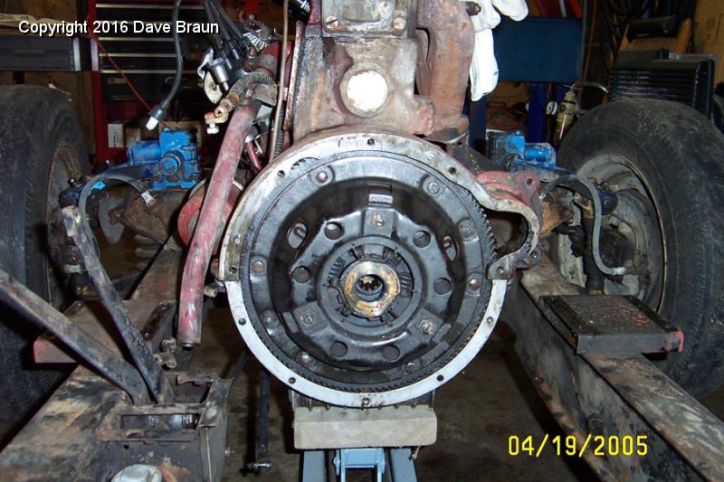 MGTD15470/Gearbox and Clutch/Clutch Refurbishment/Clutch engine support